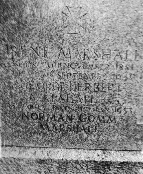 George Marshalls Grave
