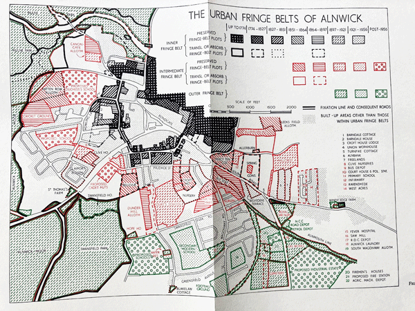 Map of Alnwick