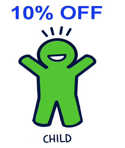 10% off Child entry this summer