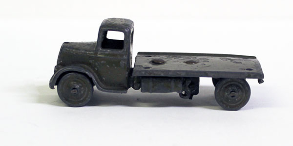 Cast metal toy army truck