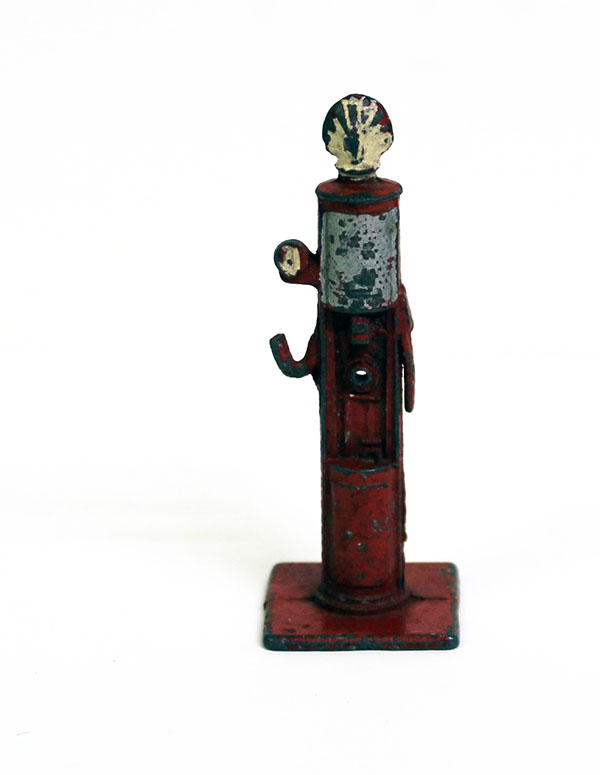 Dinky Toy’s red petrol pump