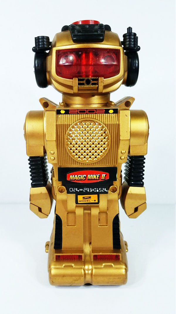 Gold plastic robot