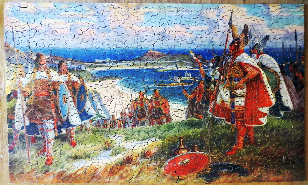 Jigsaw depicting vikings