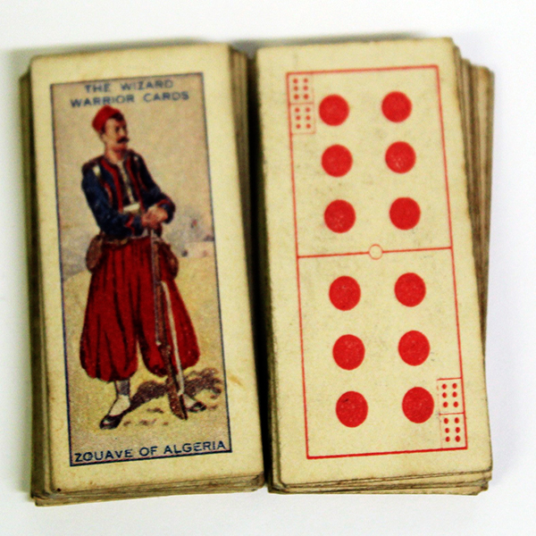 Warrior domino cards from the wizard