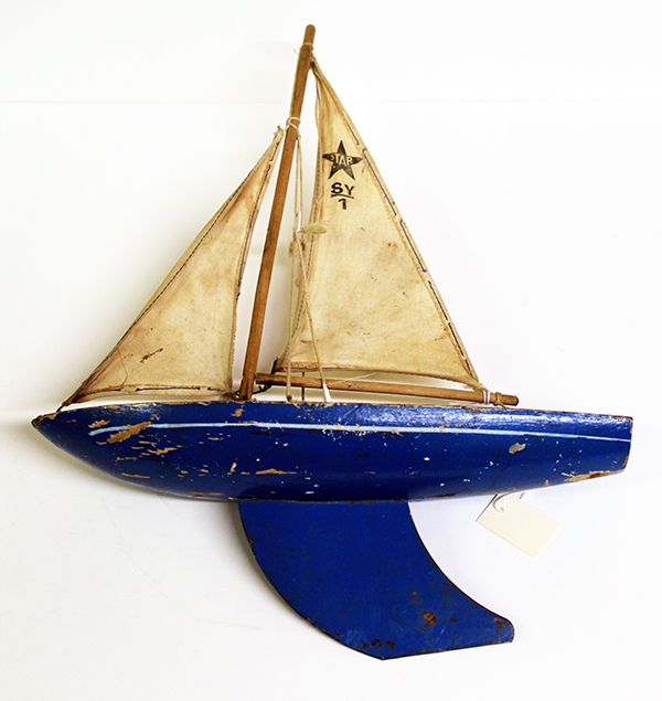 Star Yacht Pond Boat Blue